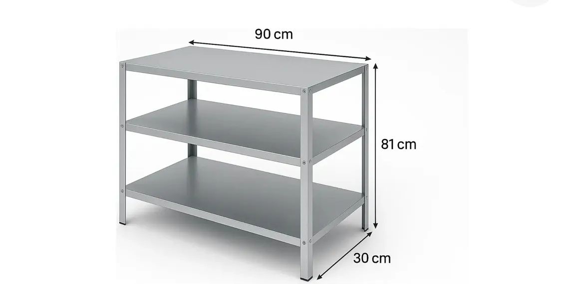 Mesa inox auxiliar  - Foto 2