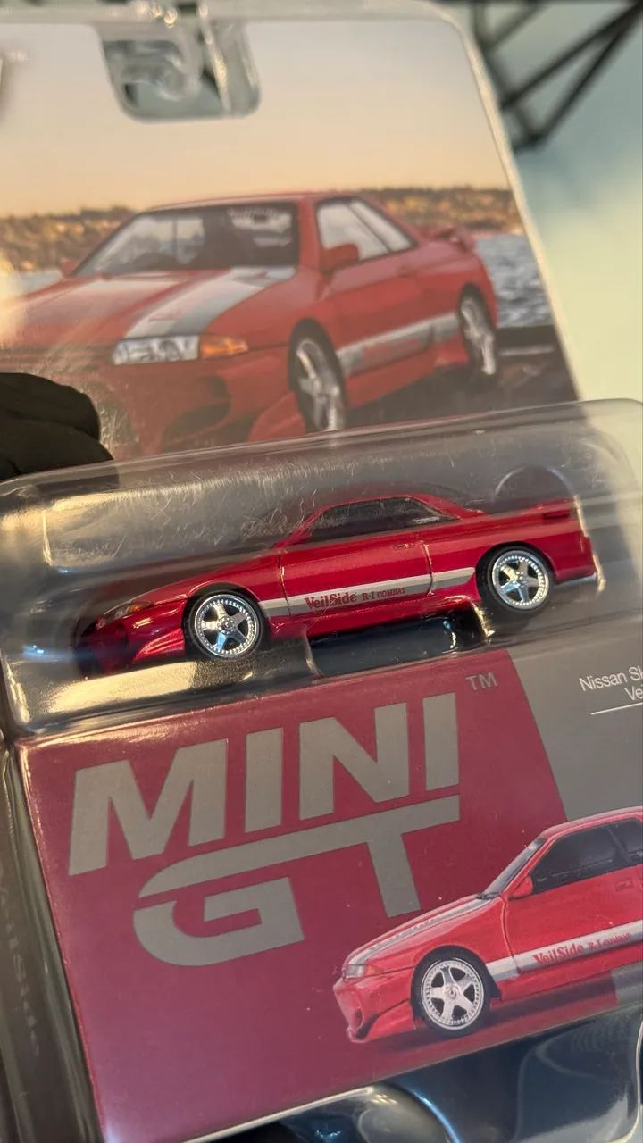 MINI GT NISSAN GTR R32 VeilSide 35周年限定 Mini GT Nissan Skyline GT-R R32 VeilSide! - Hobbies e coleções