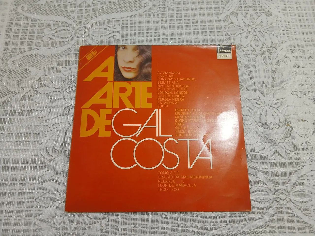 a arte de gal costa - gal costa - lp duplo