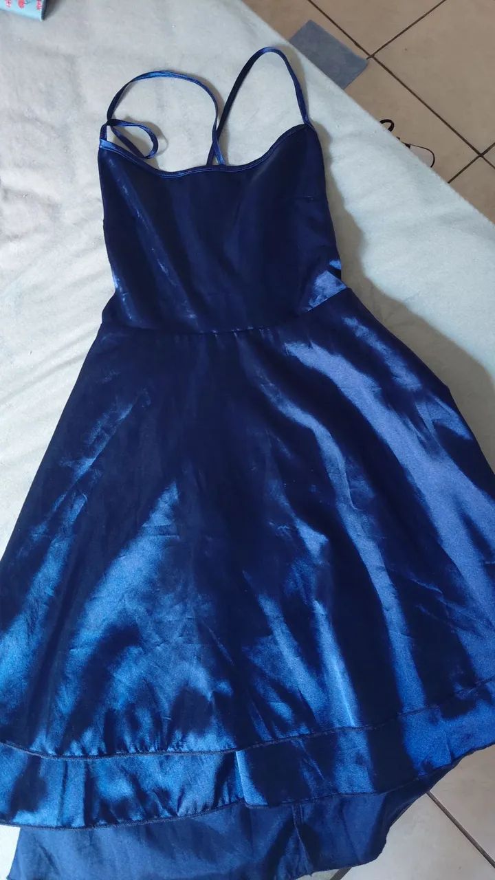 Vestido setim chique