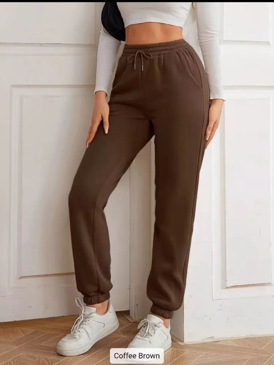 Calça Moletom Flanelada Com Bolso - Foto 2