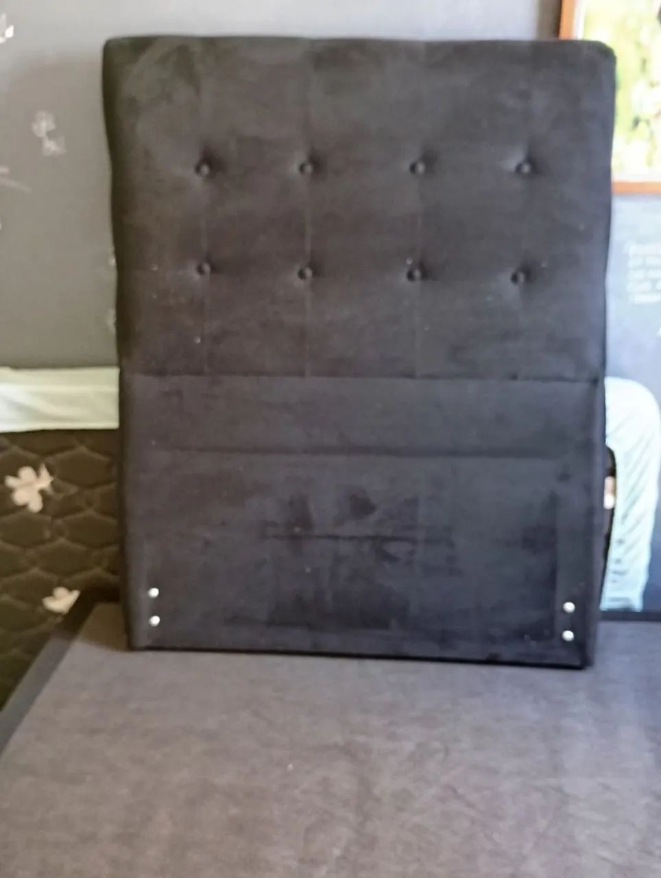 Vendo cabeceira de cama solteiro (baixei para vender rápido)