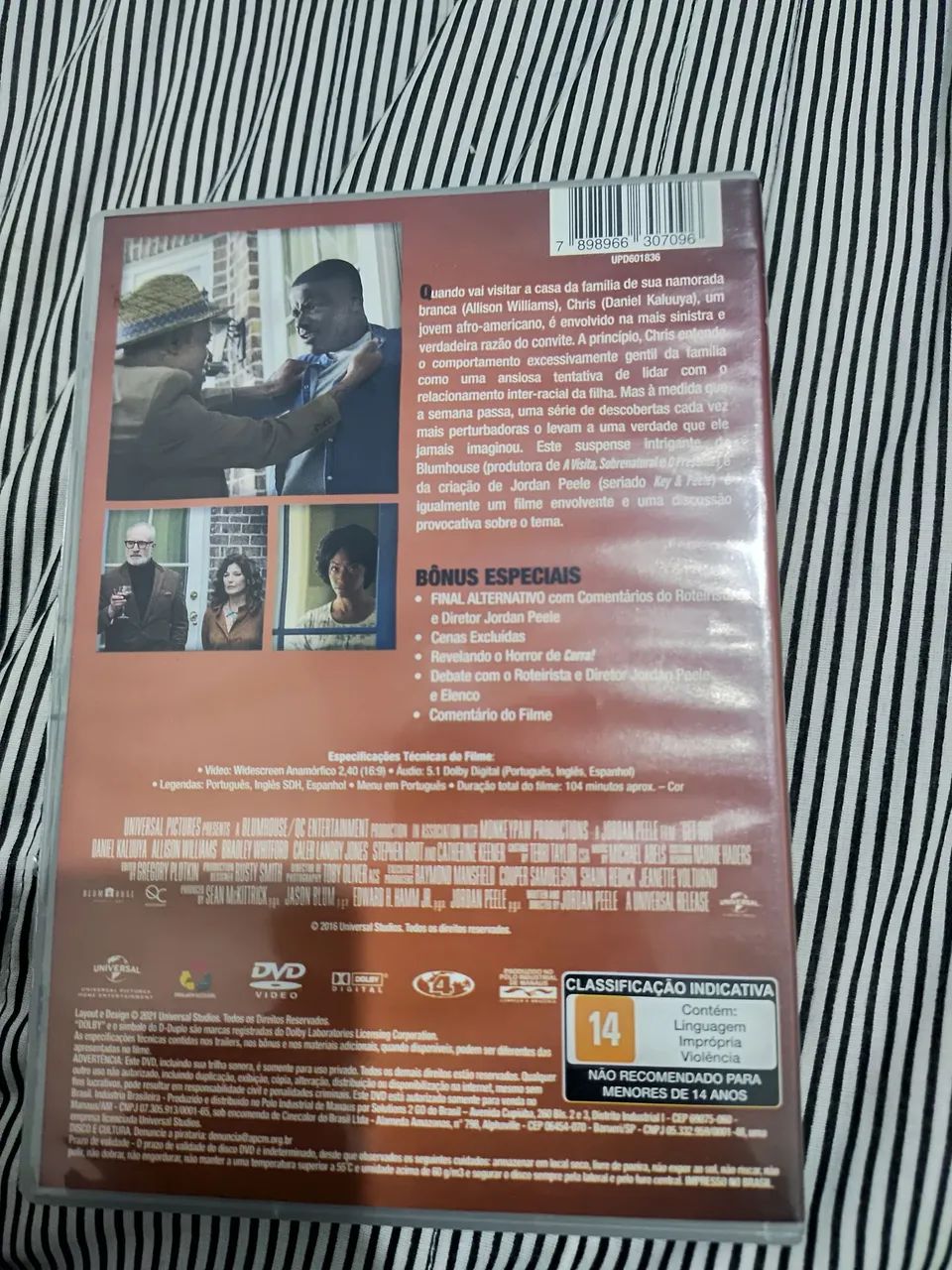 Filme corra! (2017) dvd - Foto 2