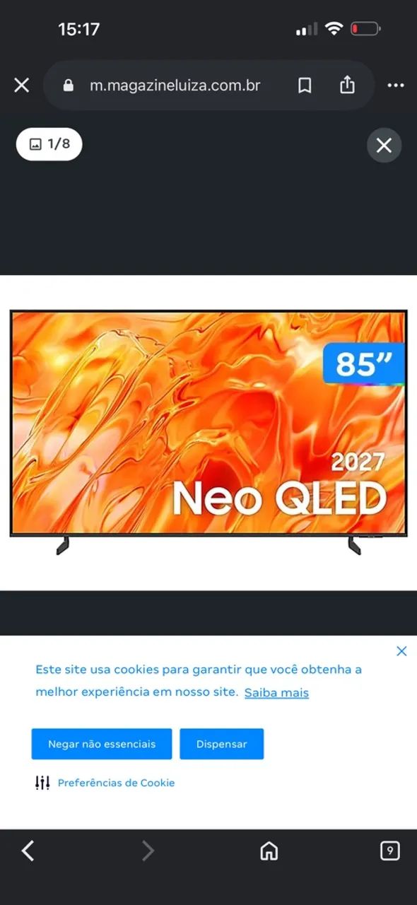 Tv sansumg  85 polegadas 