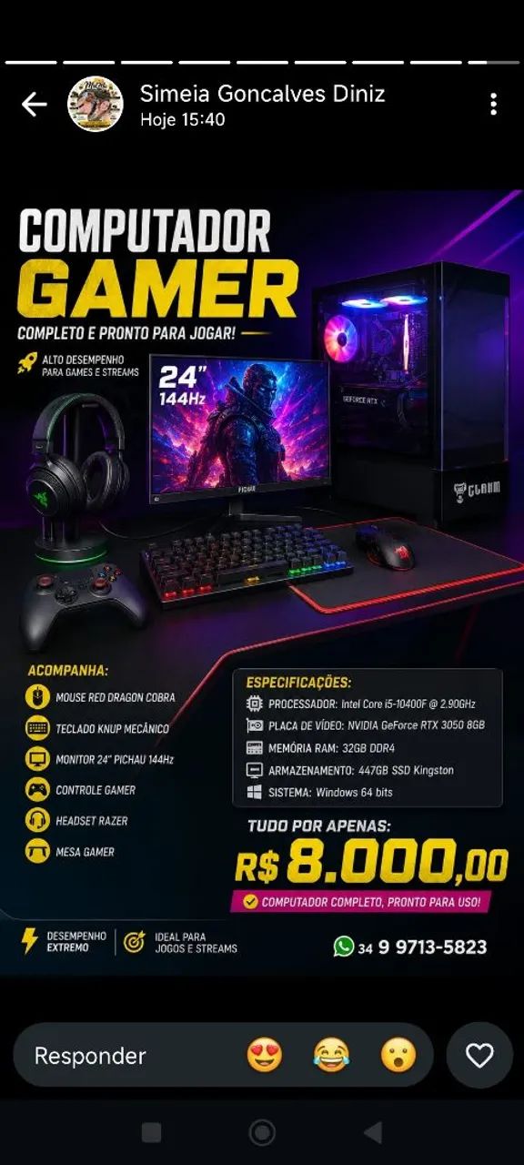 Vendo Pc gamer top  - Foto 4
