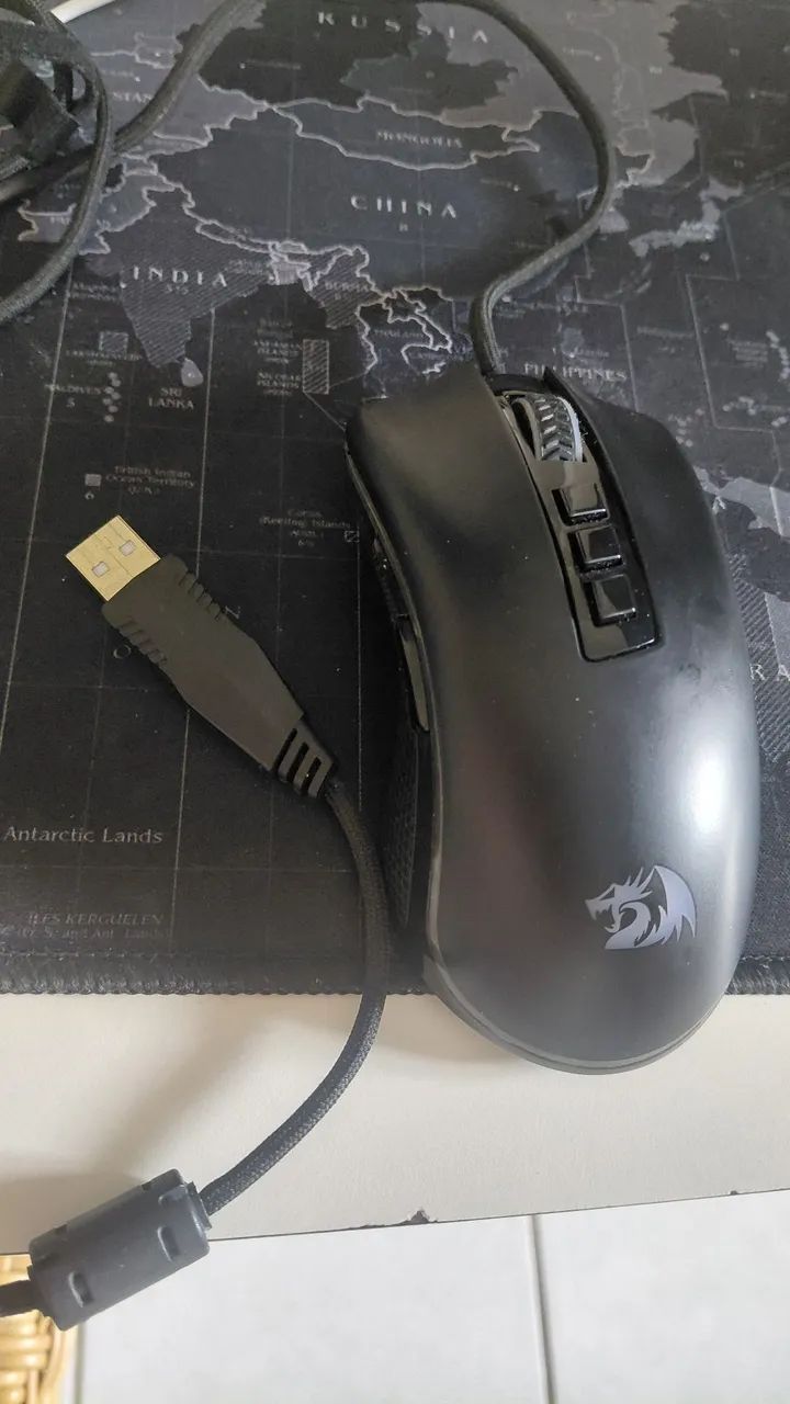 Mouse redragon cobra RGB em perfeito estado  - Foto 2