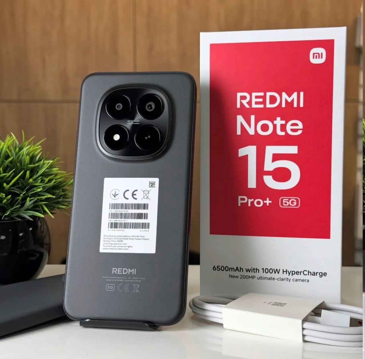 Note 15 Pro Plus 5G Redmi 256/8 - Lacrado Em até 18x 