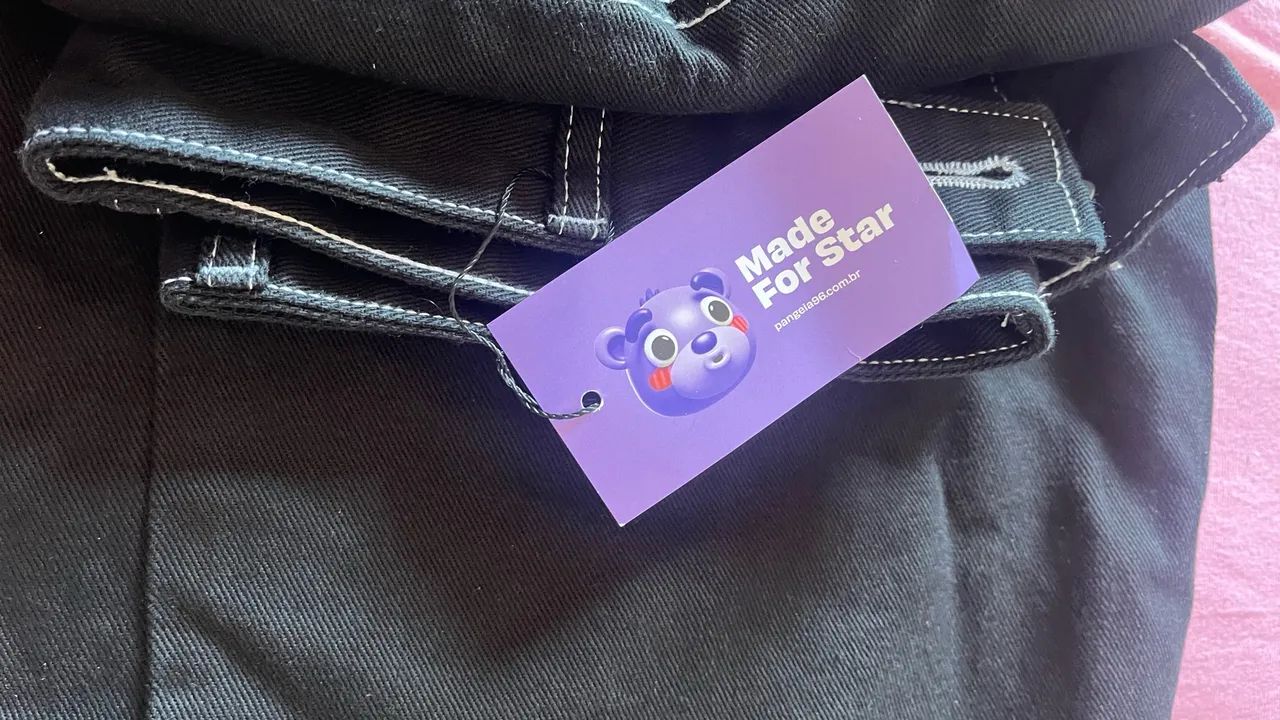 Calça Preta Pangeia Nikki, 38 NOVA - Foto 3