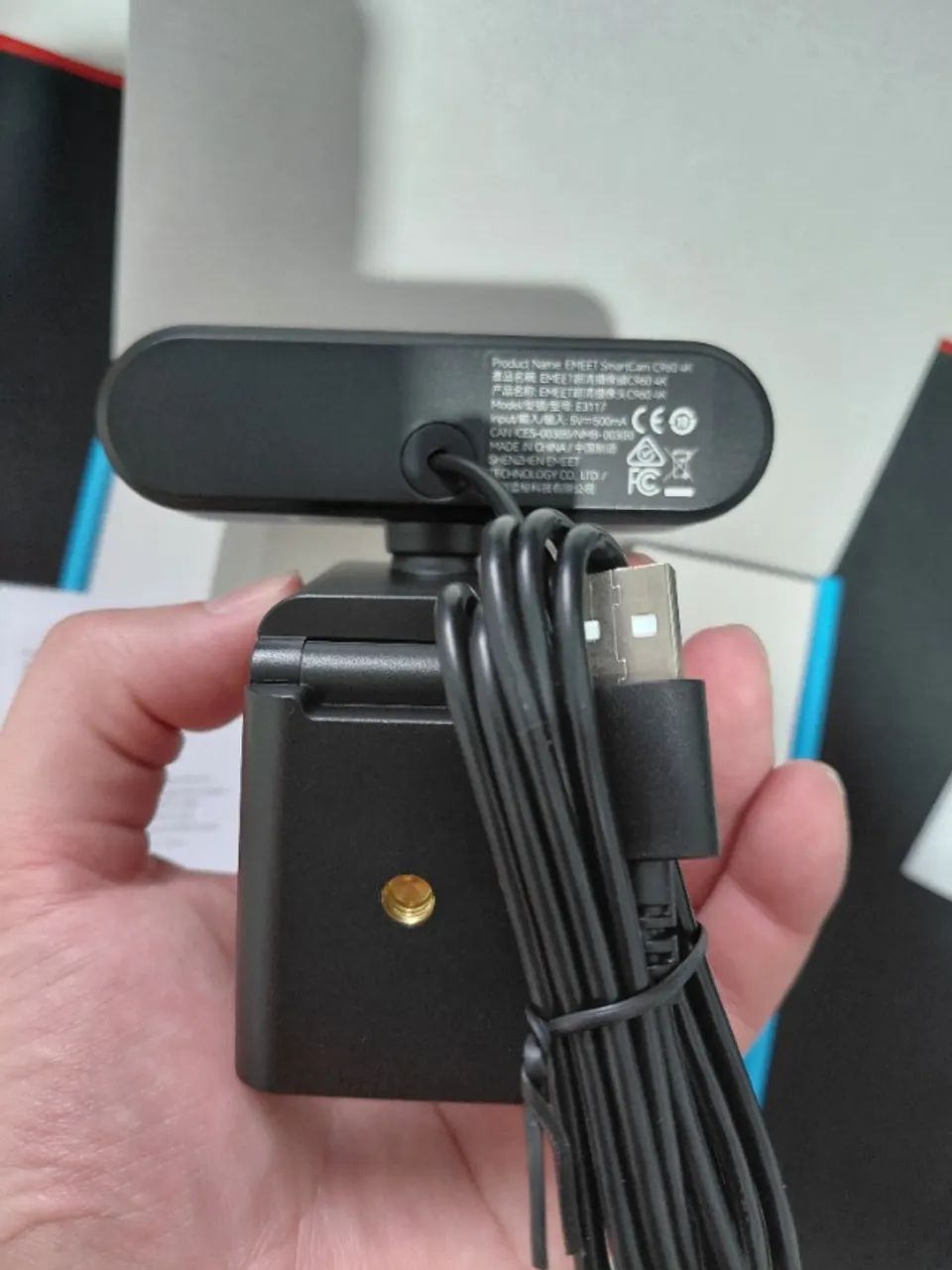 Webcam EMEET SmartCam C960 4K - Autofoco e 30fps - Foto 2
