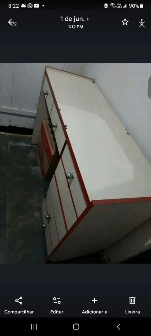 Escrivaninha com 7 gaveta 