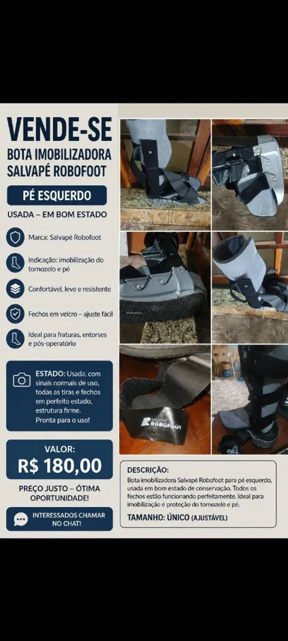 Bota imobilizadora 
