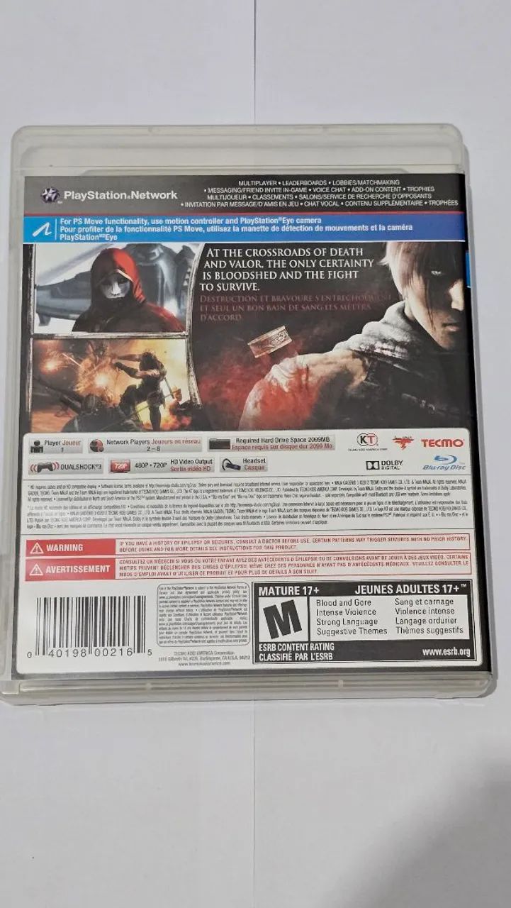 Ninja Gaiden 3 (game PS3). Ótimo! - Foto 4
