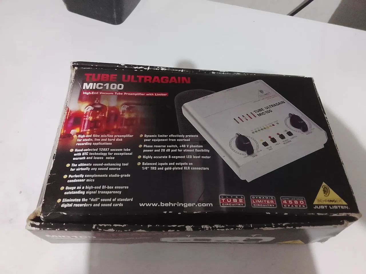 Pré Amplif Para Mic condensador 