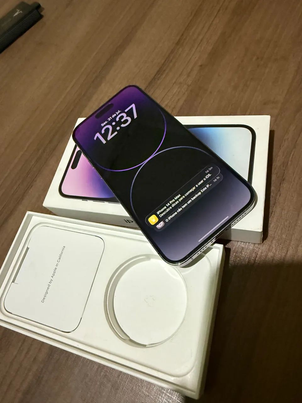 IPHONE 14 PRO MAX 256GB ROXO - Foto 4