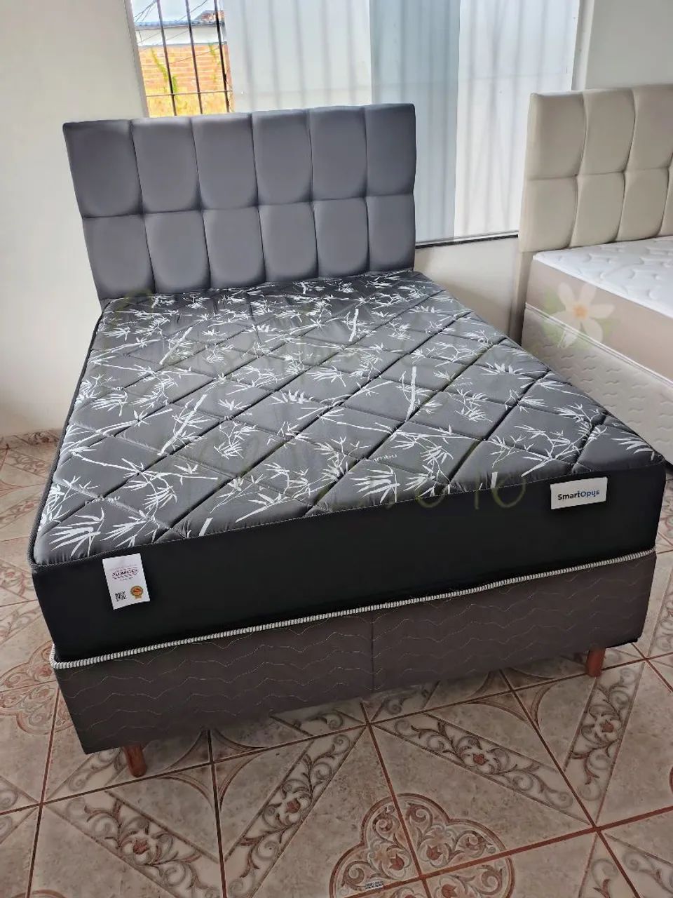 Cama Box Casal SmartOpus com design moderno e elegante