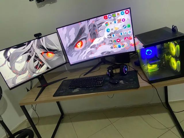 pc gamer comepleto + dois monitores - Foto 2