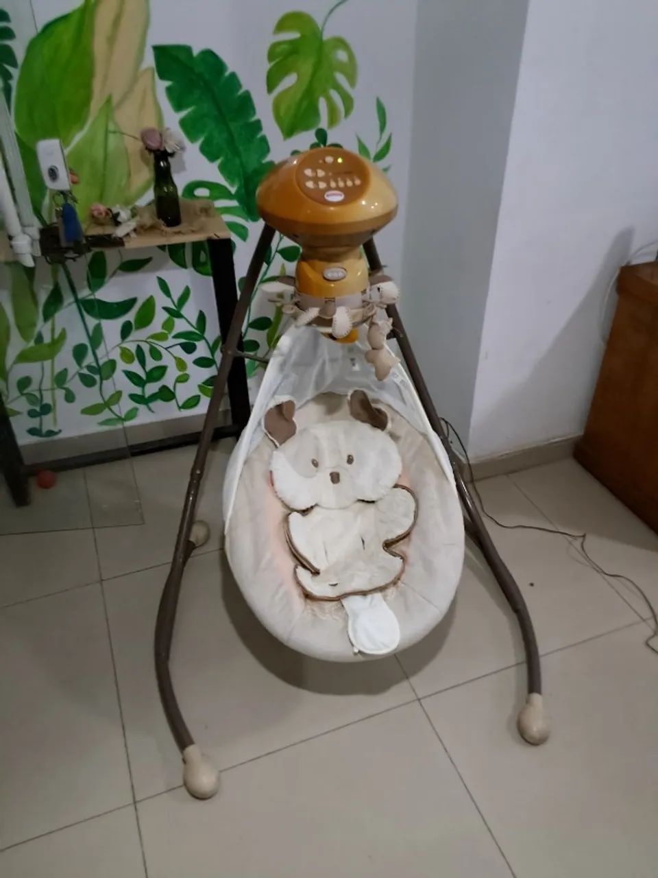 Cadeira de balanço Fisher Price My Little Snugabunny - Foto 6