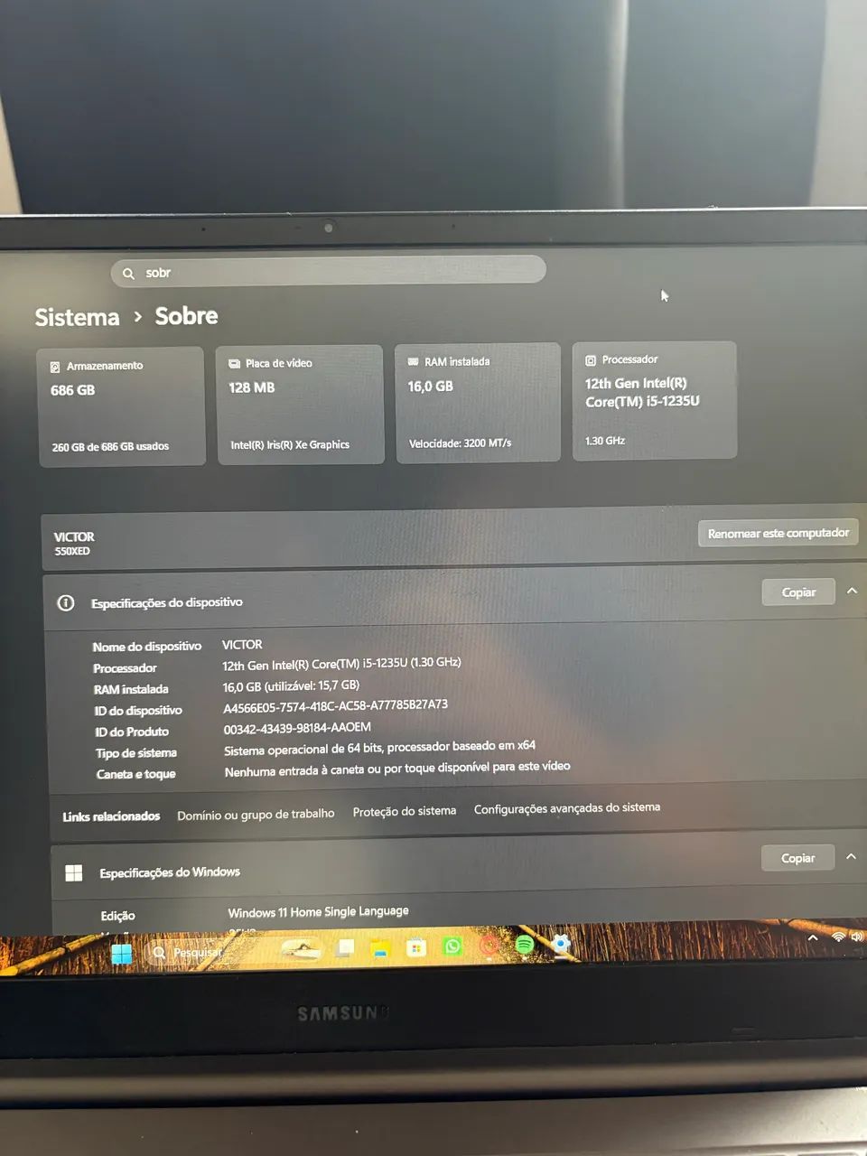 Notebook Samsung Galaxy Book2 - Foto 2