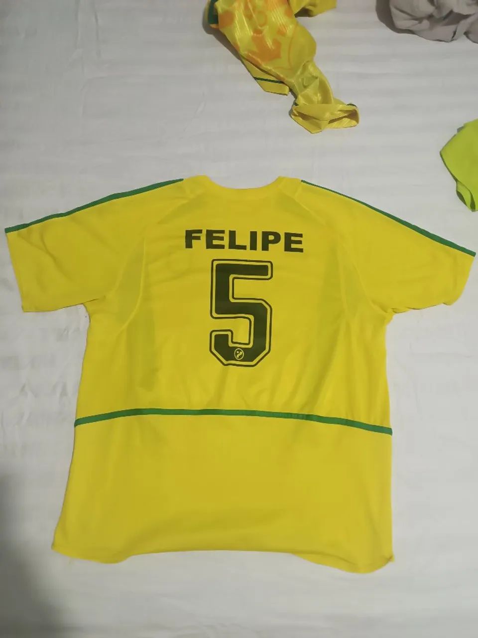 Camisa oficial Brasil amarela copa 2002 Nike ótimo estado de conservação  - Foto 4