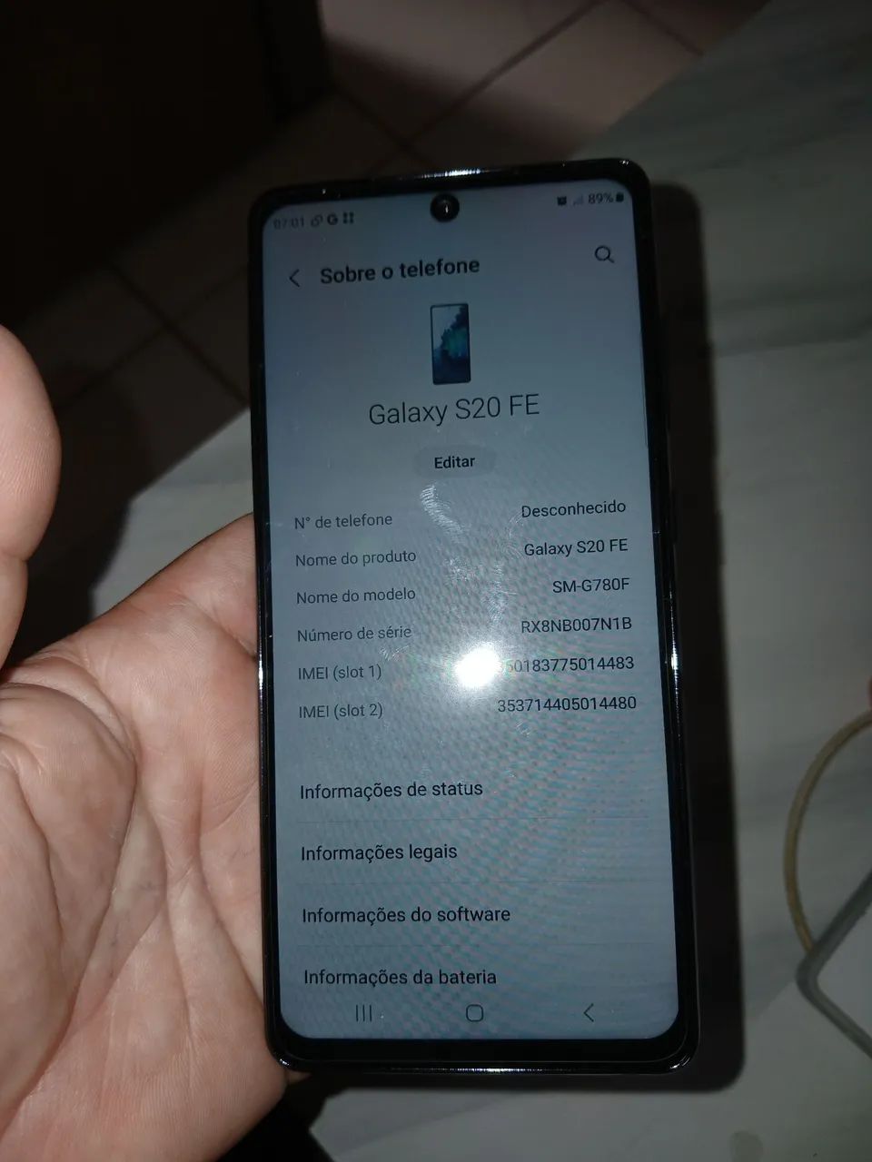 Celular s20 fe 256gb - Foto 2