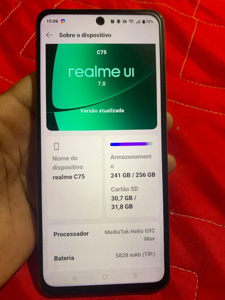 Realme c 75 semi novo  - Foto 4