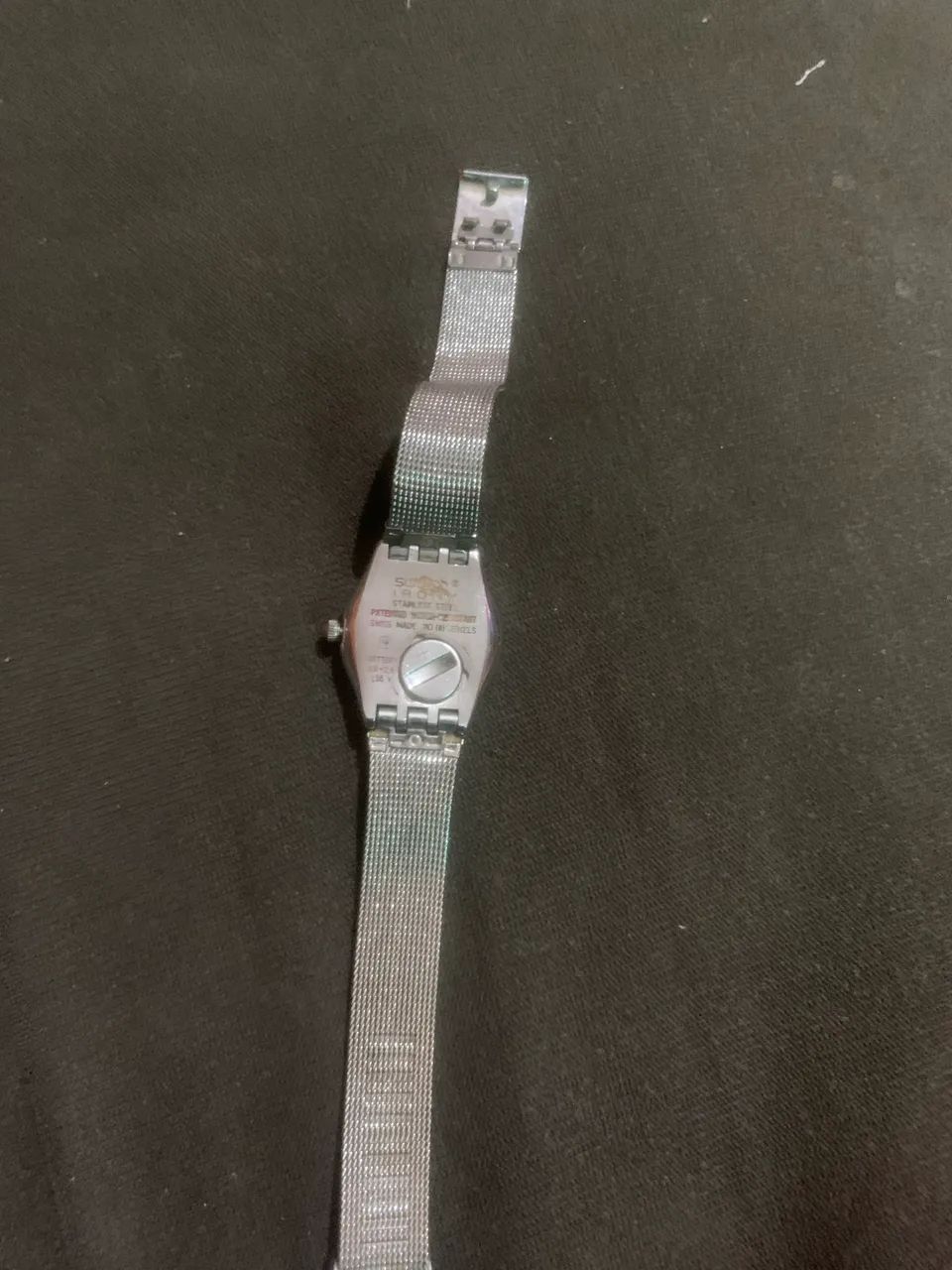 Relógio swatch feminino antigo aço / parado - Foto 2