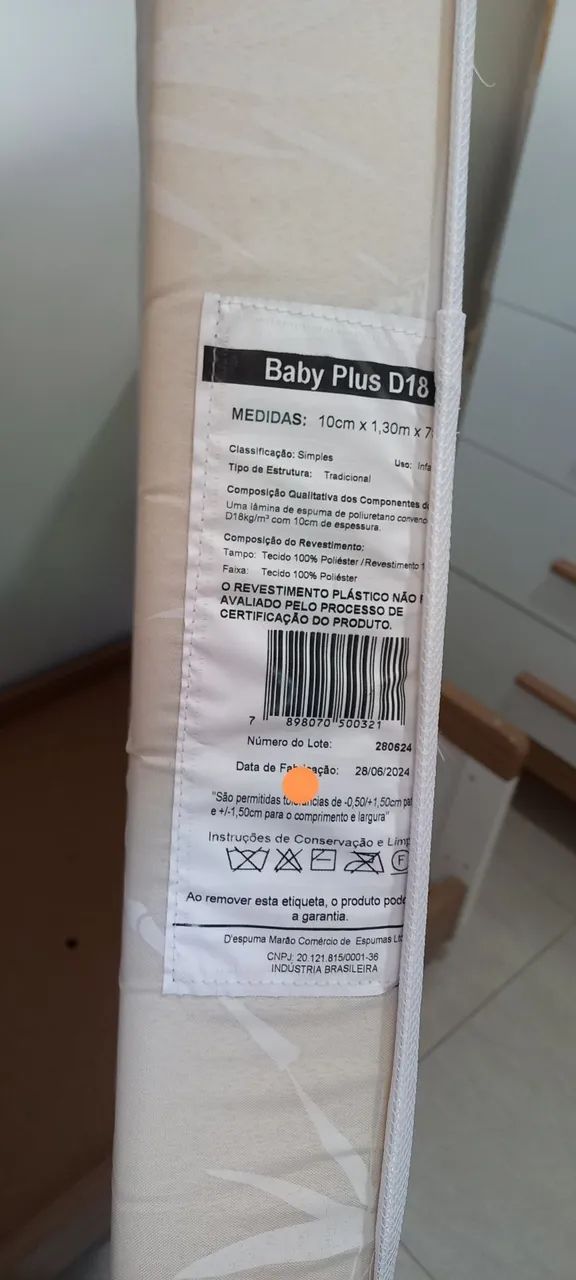Berço americano Peroba com colchão D18! - Foto 2