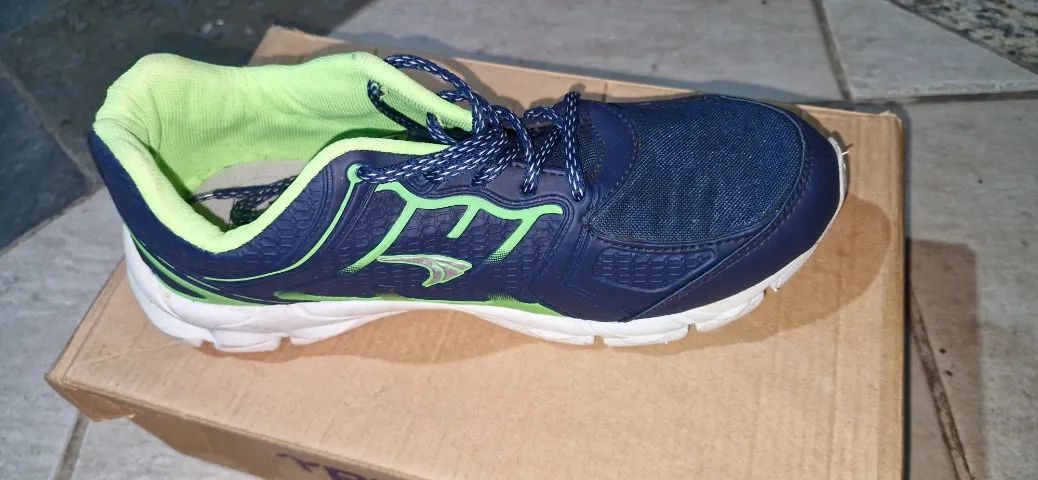 NOVO Tenis Tryon azul e verde tam 39  - Foto 2
