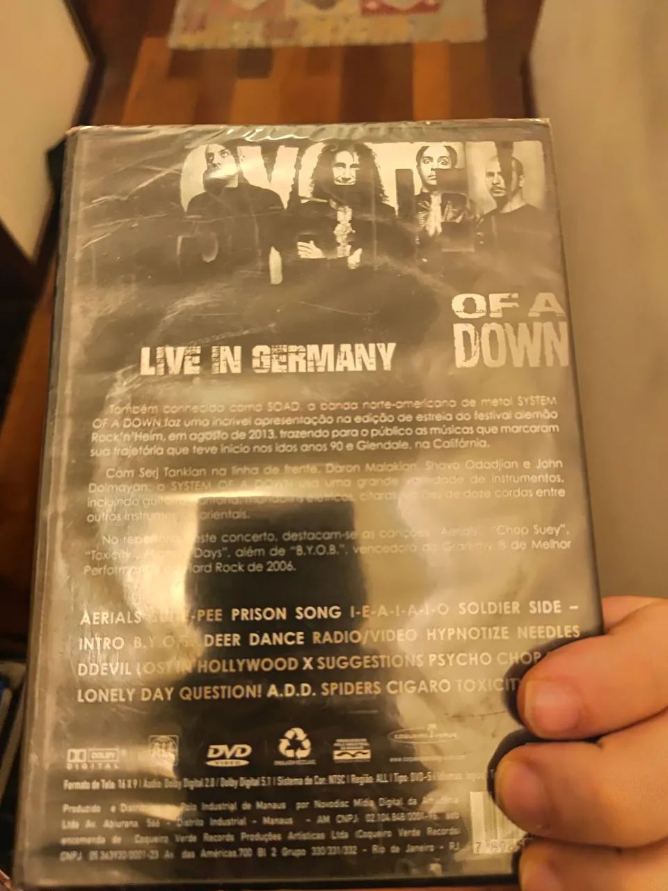 Dvd sistem of a down - live in germany(lacrado) - CDs, DVDs etc