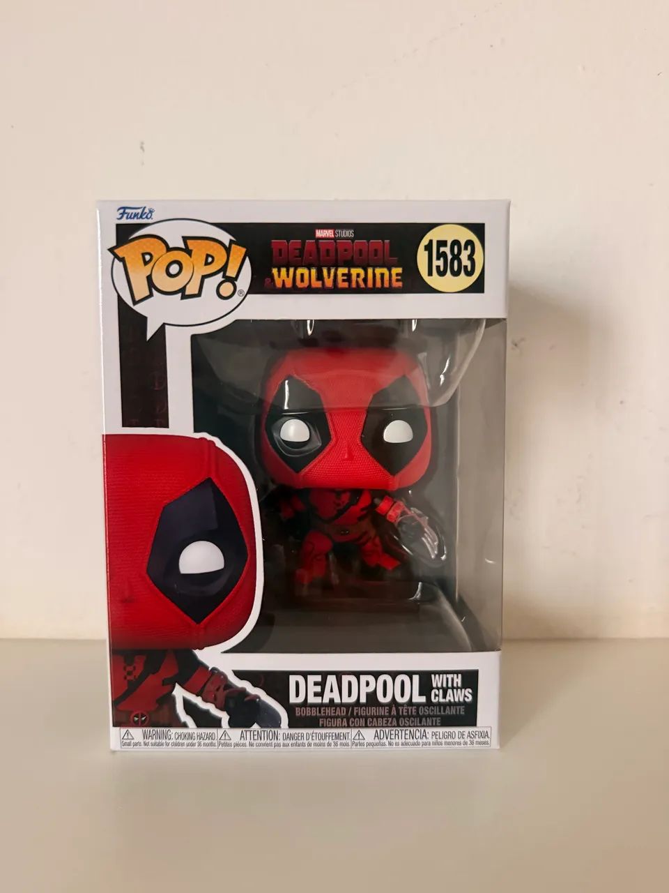 Funko Pop Marvel: Deadpool #1583 (With Claws) Deadpool & Wolverine