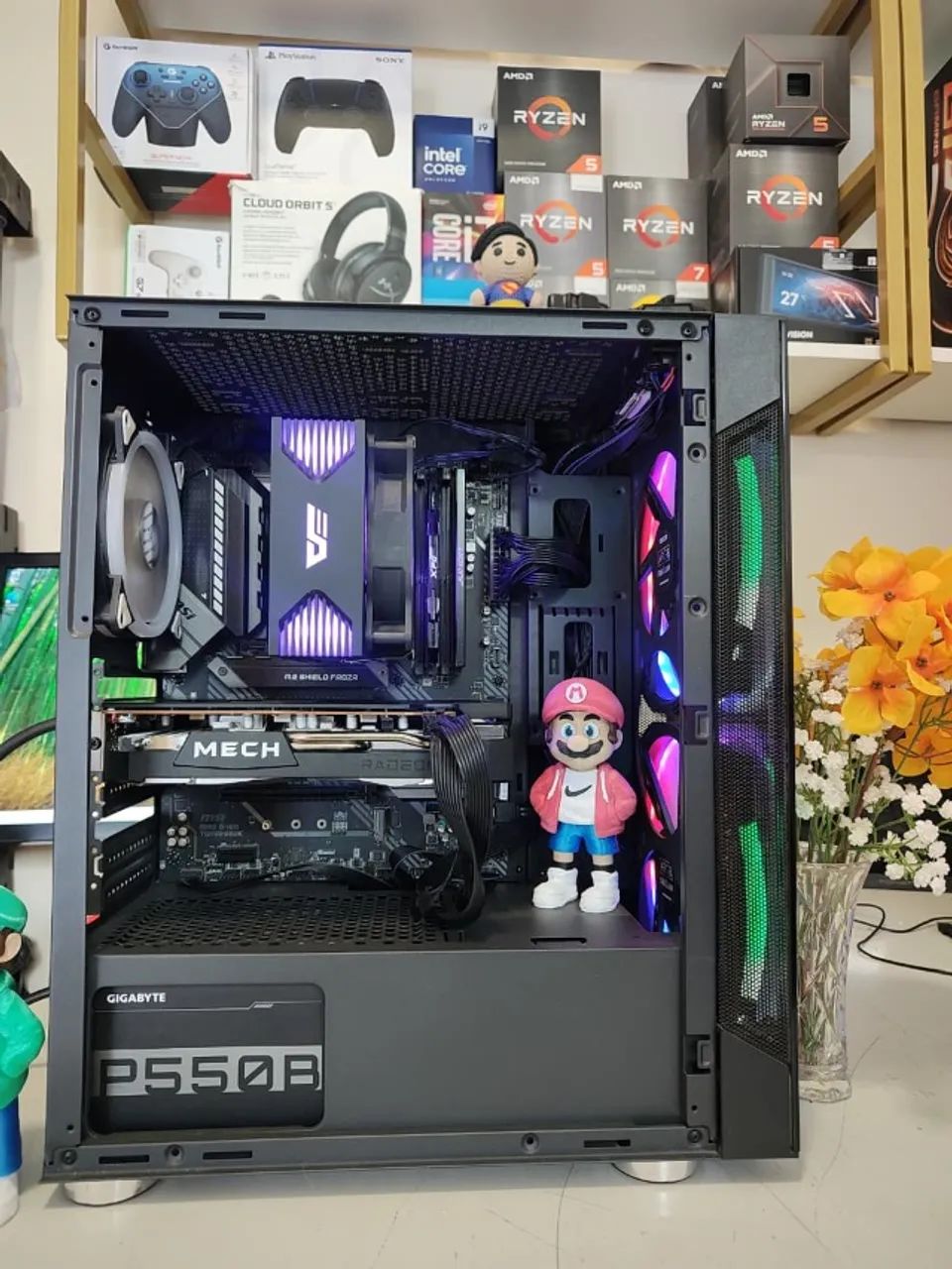 PC Gamer Intel Core i5 10th + RX 6600