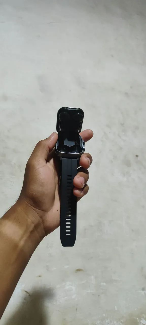 Smartwatch TWS 2 em 1 com fones integrados  - Foto 3