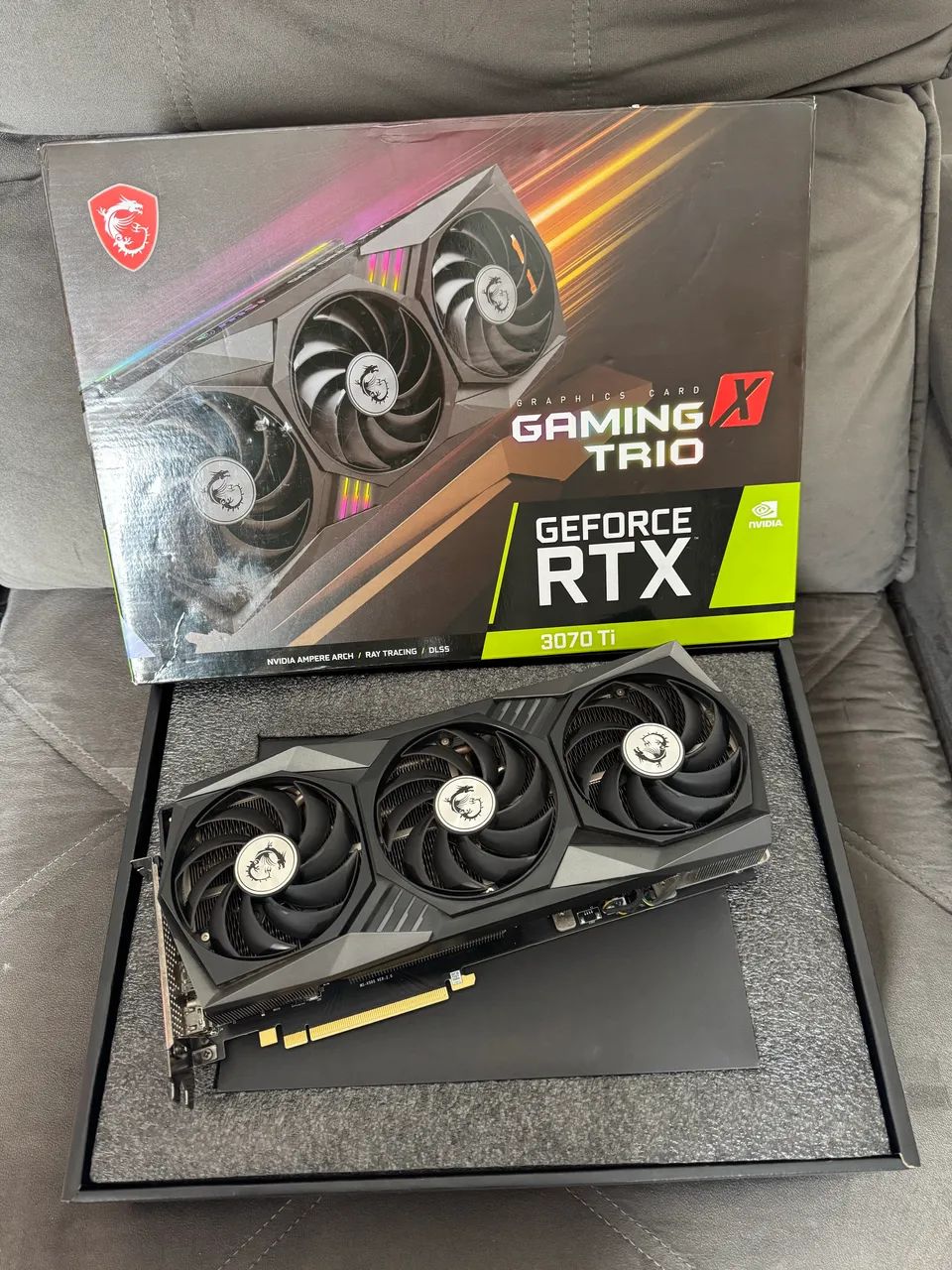 RTX 3070 TI MSI GAMING X IMPECÁVEL 