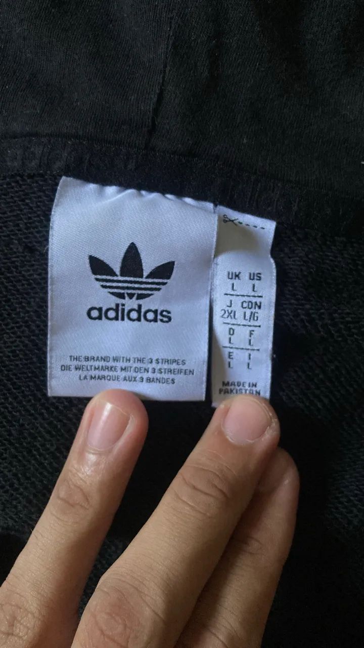 Moletom Adidas Original Preto  - Foto 3
