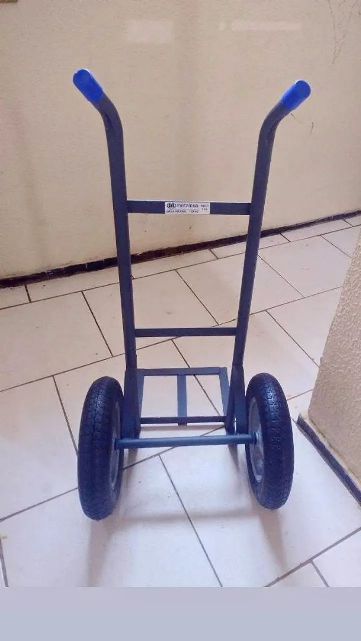 Carrinho Transporte Carga 150kg Roda Pneumática - Foto 2