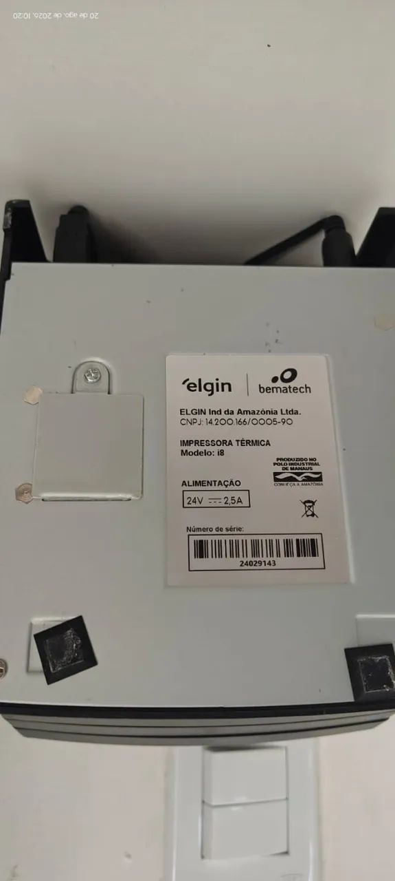 Impressora Térmica Elgin i8 Bematech USB + Rede + Serial - Excelente Estado - Foto 3