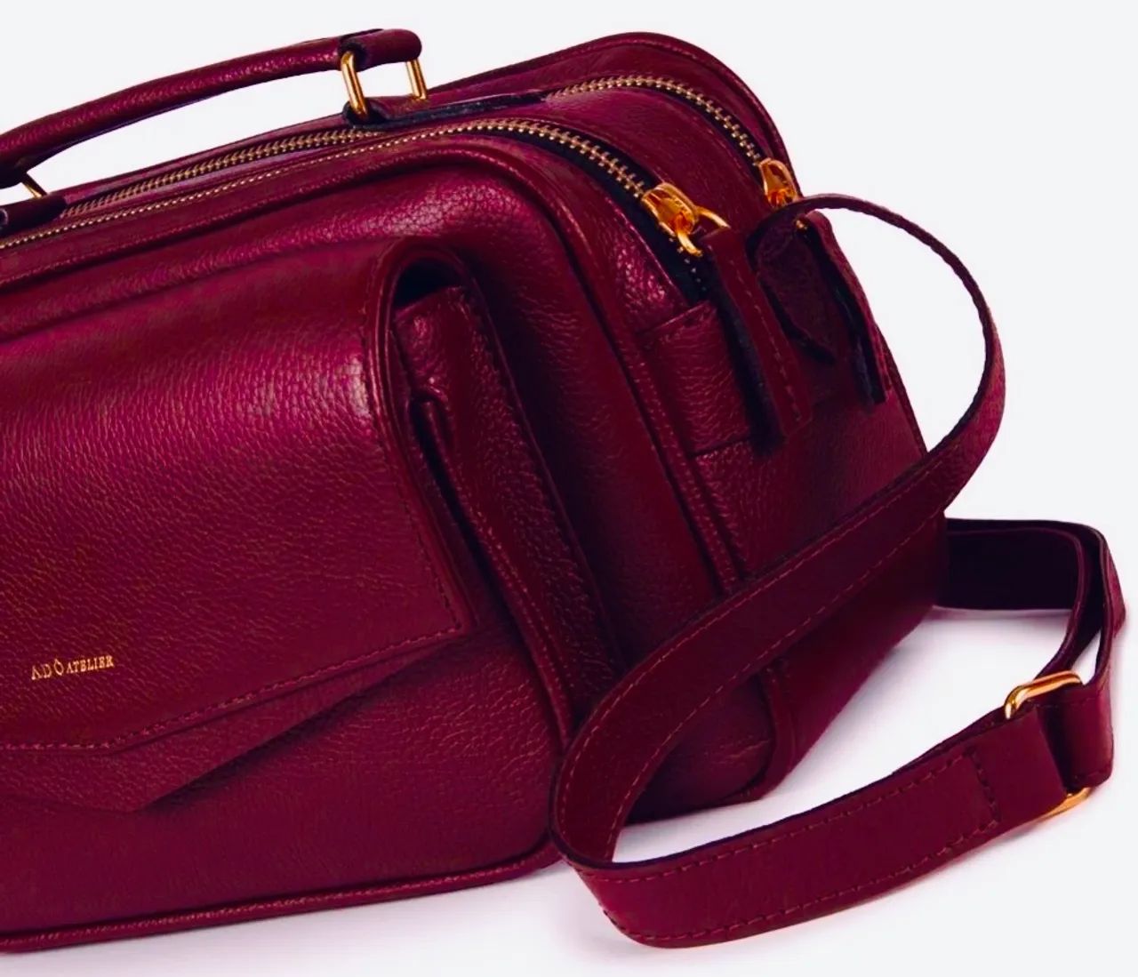 Bolsa Ado Atelier couro legítimo  - Foto 2