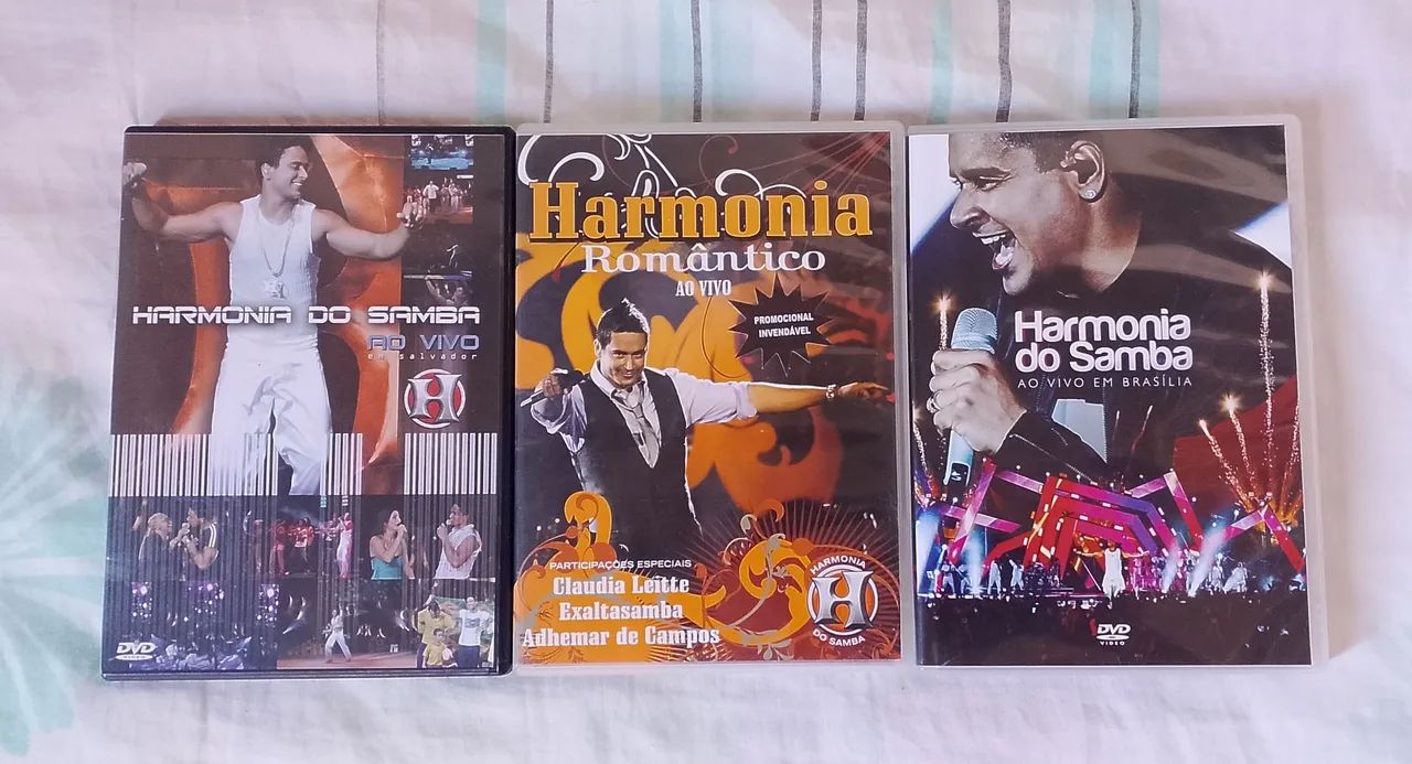 DVD Harmonia do Samba Ao Vivo (3 DVDs)