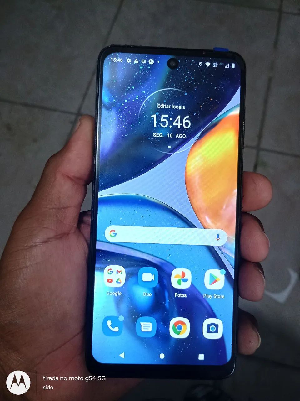 MOTO G22 128 GB MARCAS DE USO NA CARCAÇA 