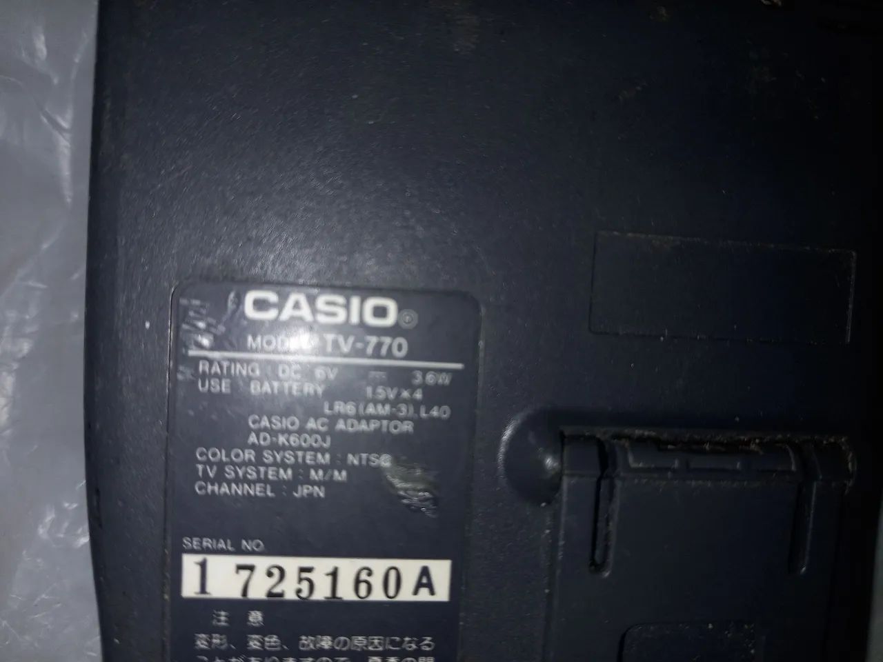 Radio /TV a pilha Casio com defeito  - Foto 3