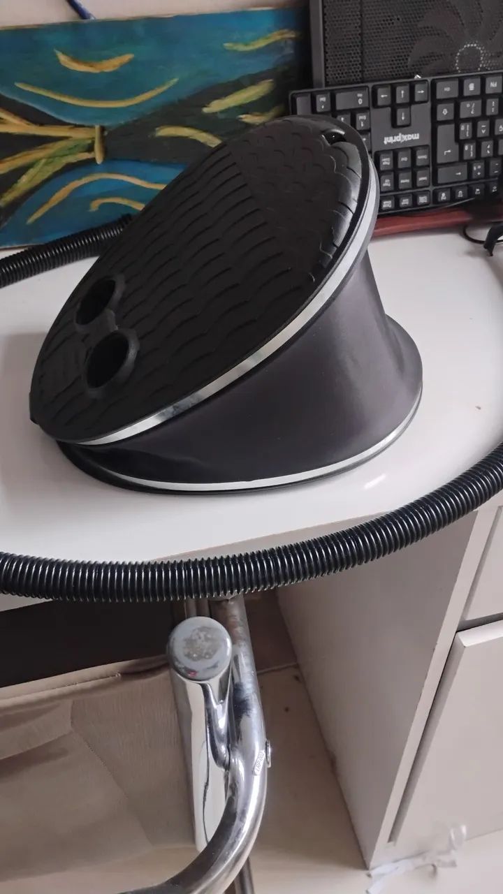 Colchão inflável semi-novo com Bomba de pé  - Foto 5