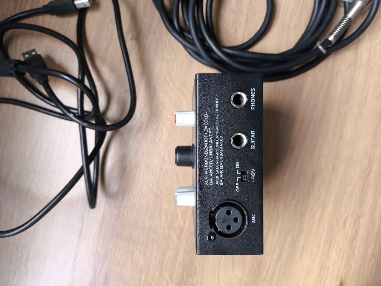 Microfone AT 2020 Audio - technica + Interface de Audio - Foto 4