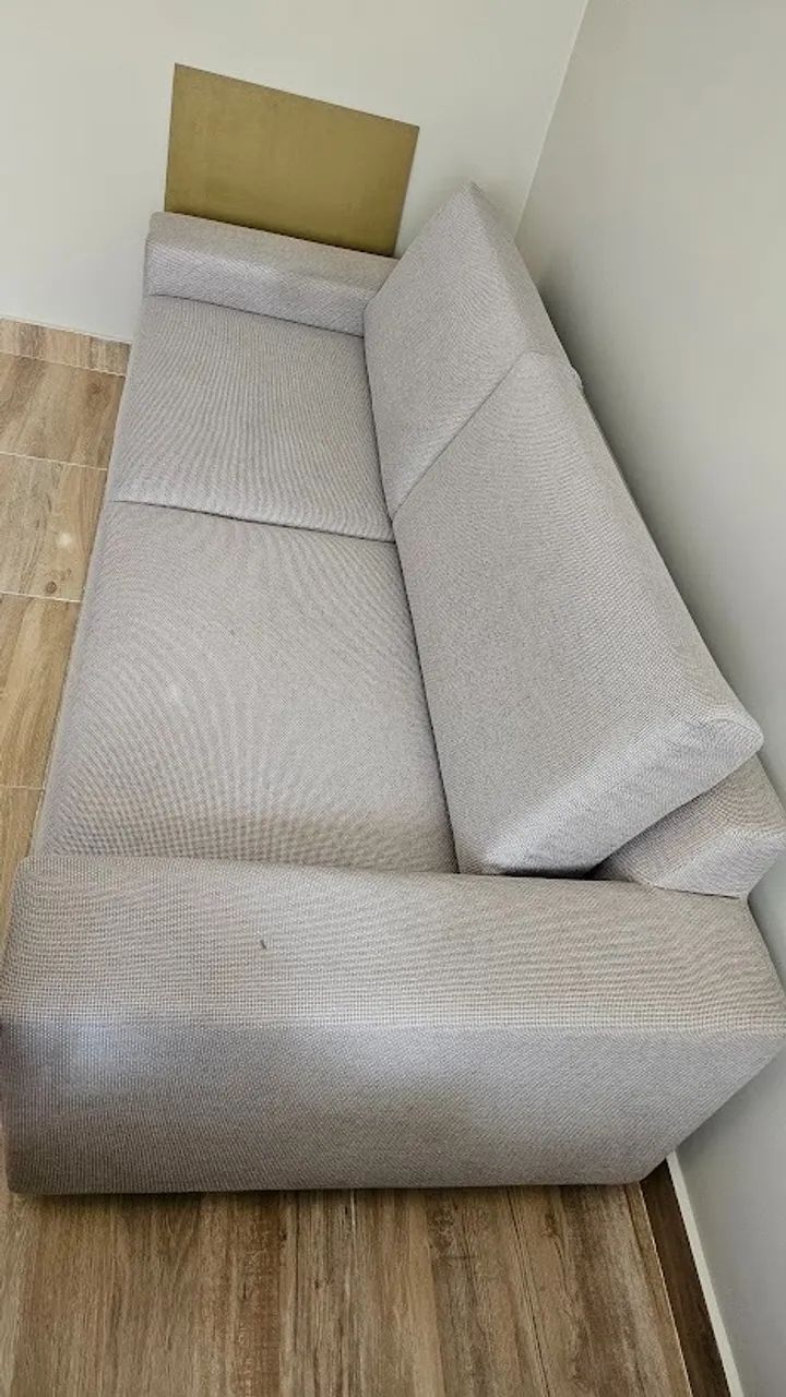 Sofá cinza claro 2 lugares | Marca Líder - Foto 4