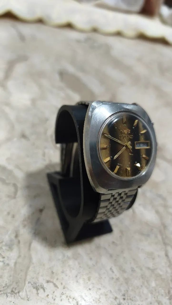 Relógio Orient Automático Dourado Degradê  - Foto 3
