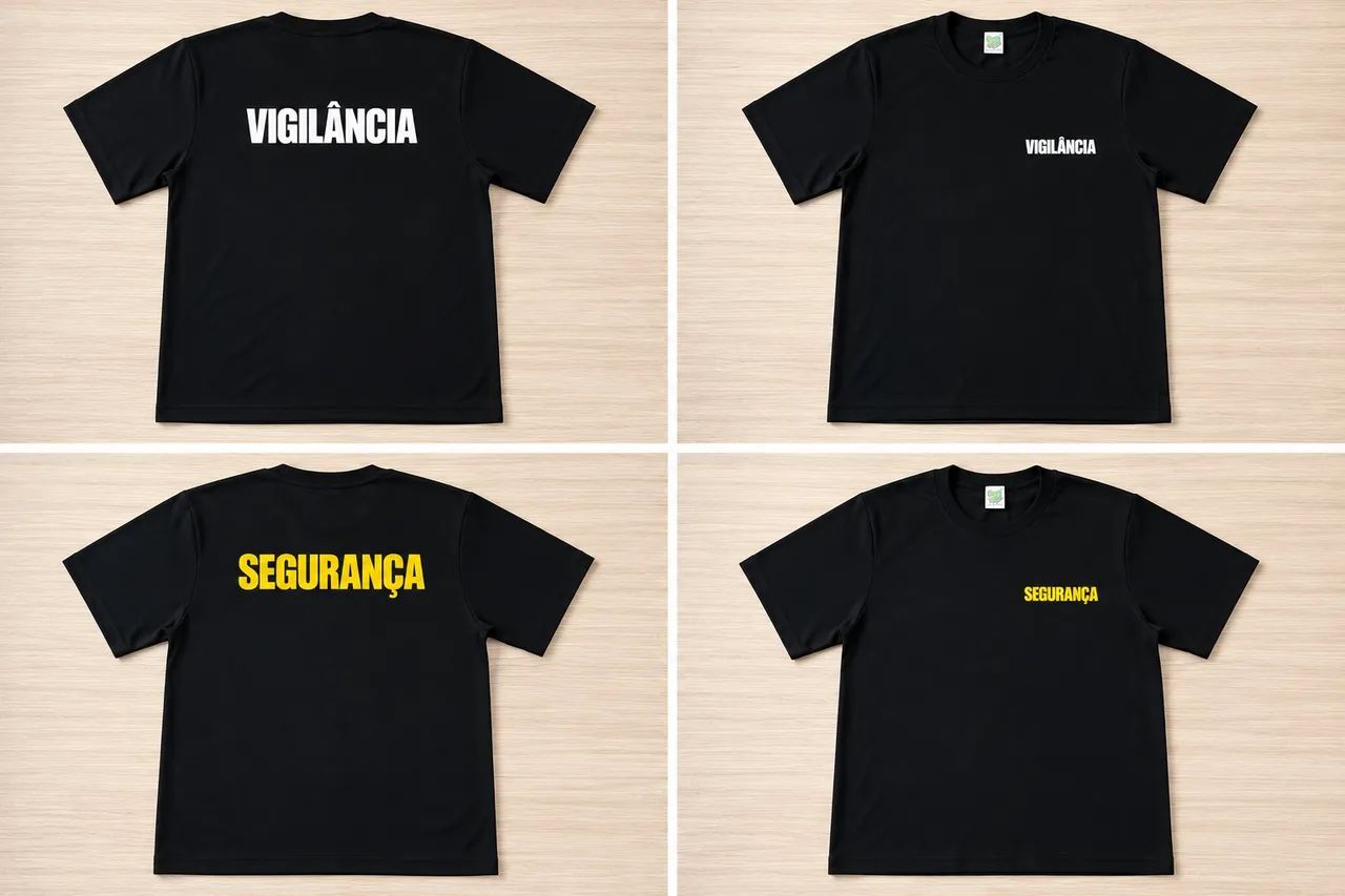Camisa Vigilante e Segurança 