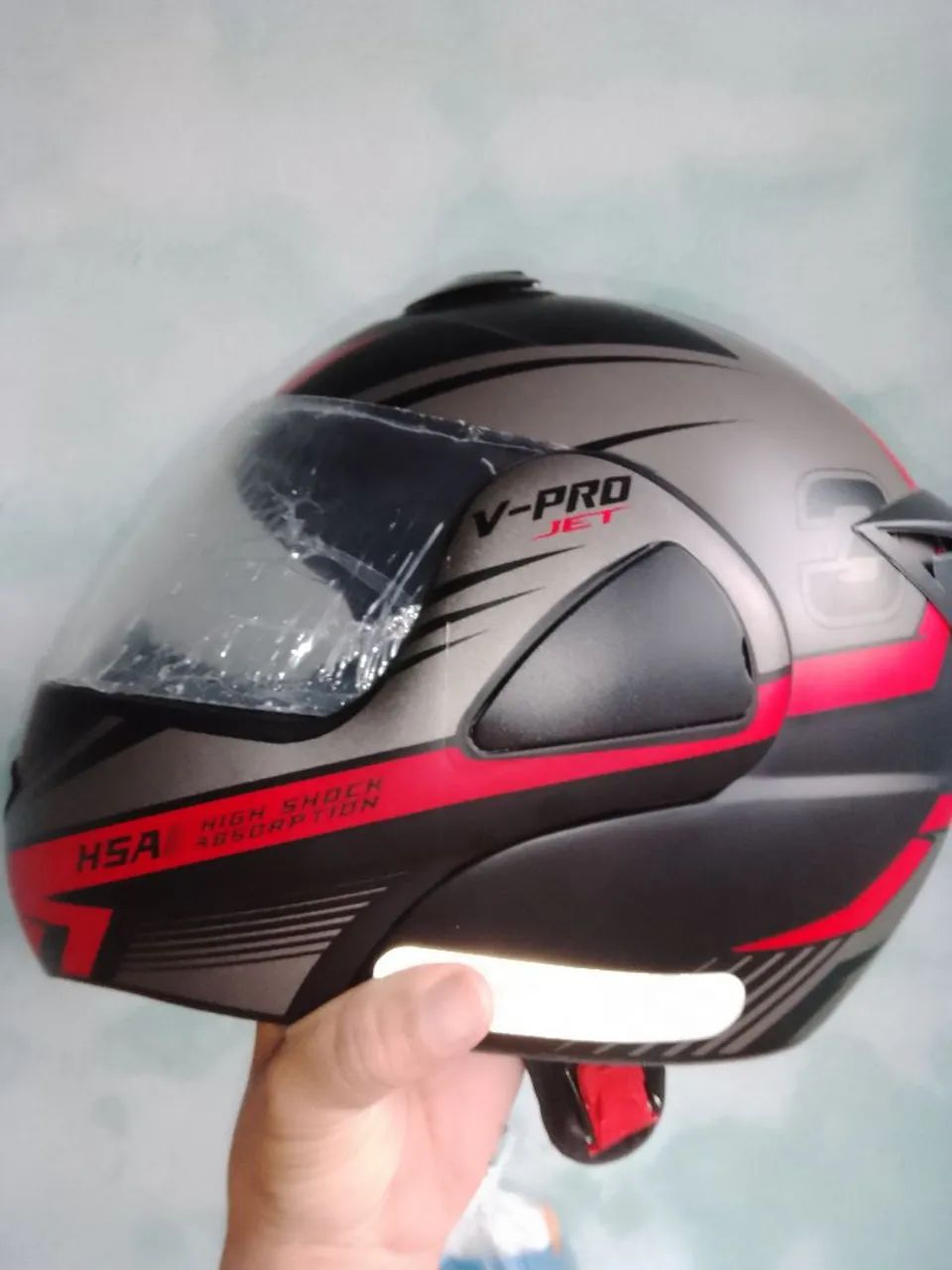 Capacete gladiador tam. 62  v-pro jet.