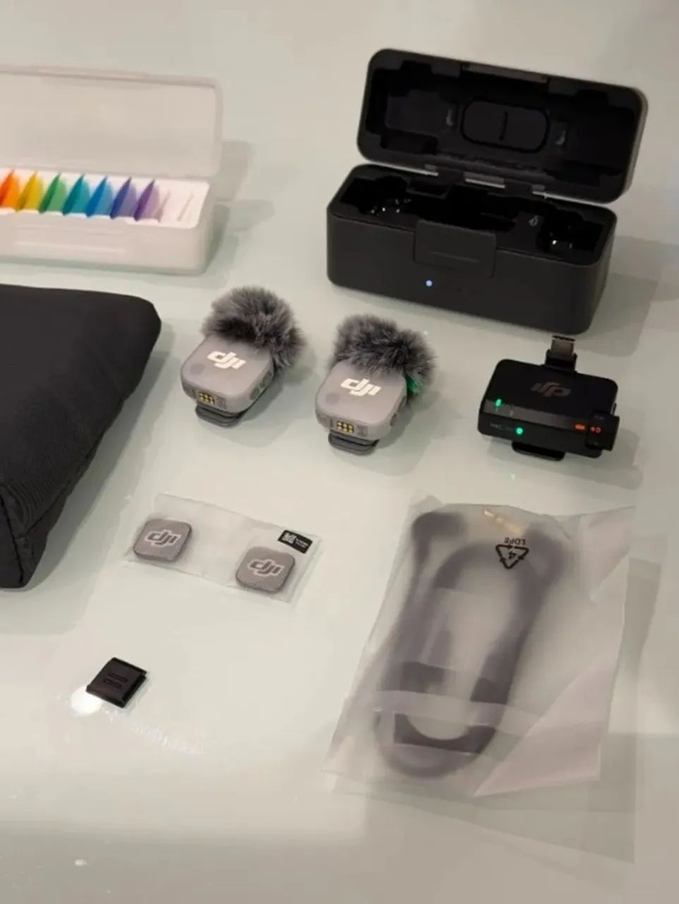 Microfone DJI Mic Mini 2 Combo Novo, Sem Uso - Foto 4