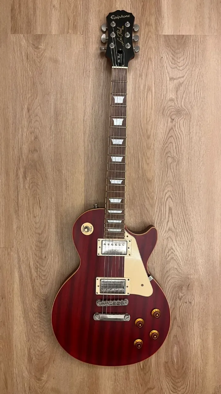 epiphone les paul standard plus top pro
