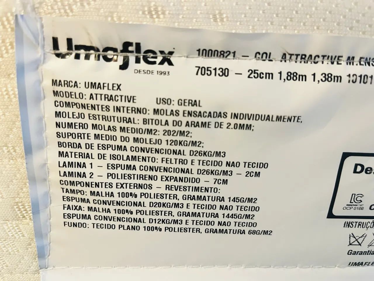 Cama box semi nova Umaflex Alta qualidade