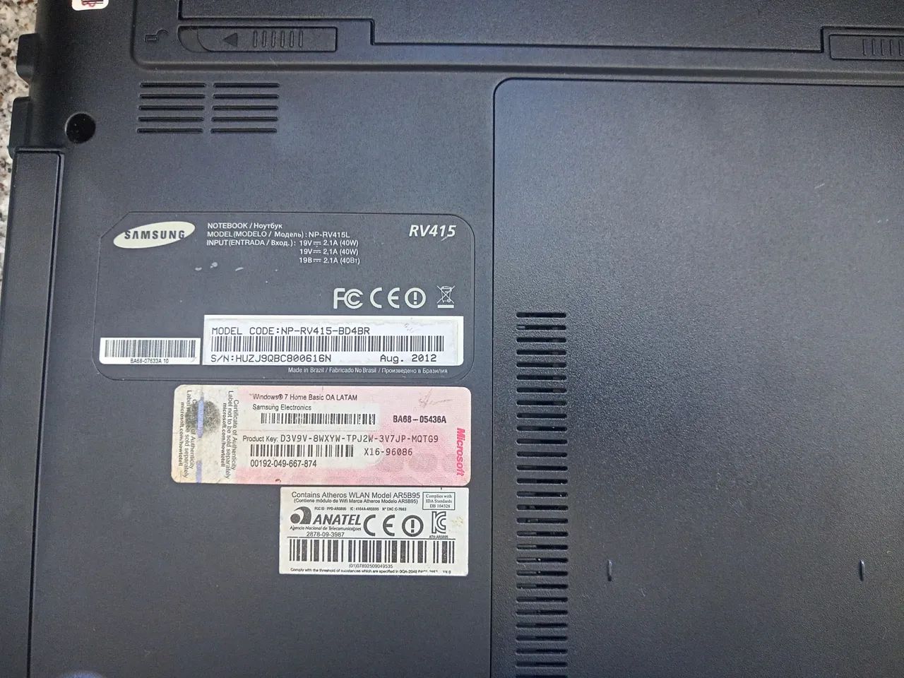 Notebook Samsung rv415 - Foto 2